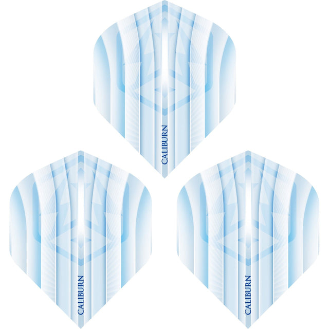 Caliburn Dart Flights - 100 Micron - Standard No2 - Ice Shadow