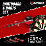 Ruthless Animal Home Darts Centre – Hotshot Dartboard im Schrank – Drache