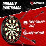 Ruthless Animal Home Darts Centre - Hotshot Dartboard in Cabinet - Gorilla