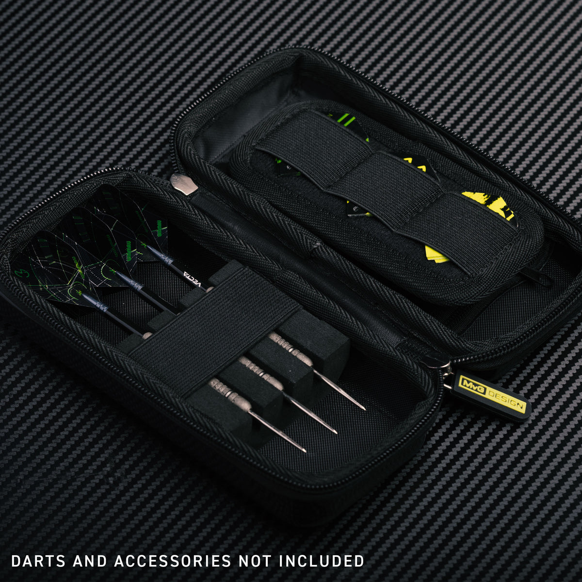 Winmau Armor Darts Case - MVG G1 - Schwarz & Grün
