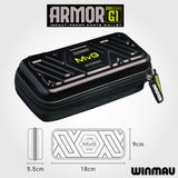 Winmau Armor Darts Case - MVG G1 - Schwarz & Grün