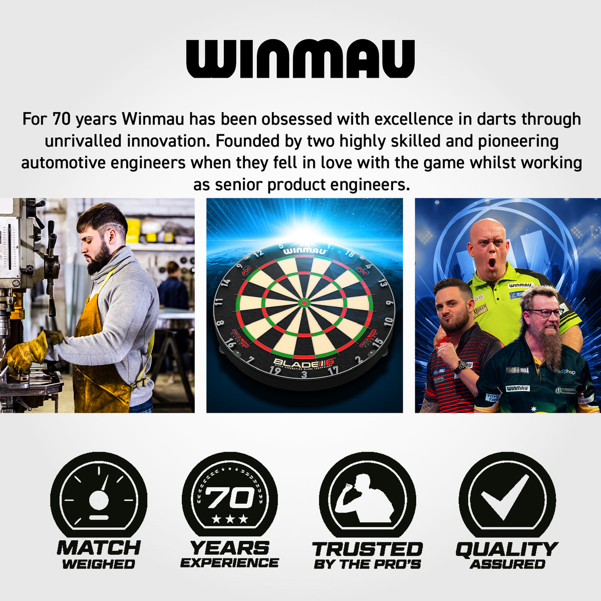 Winmau Armor Darts Case - MVG G1 - Schwarz & Grün