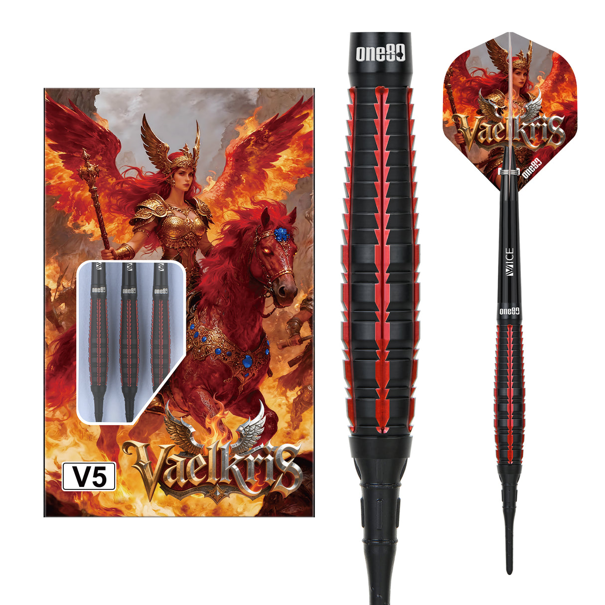 One80 Vaelkris Darts - Welche Spitze - 90% Tungsten - V05