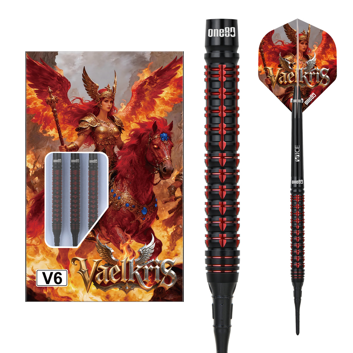 One80 Vaelkris Darts - Welche Spitze - 90% Tungsten - V06