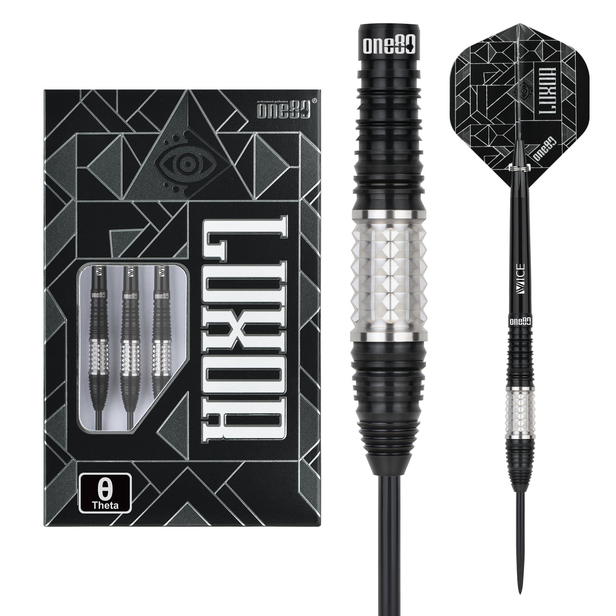 One80 Luxor II Darts - Stahlspitze - 90% Tungsten - Theta