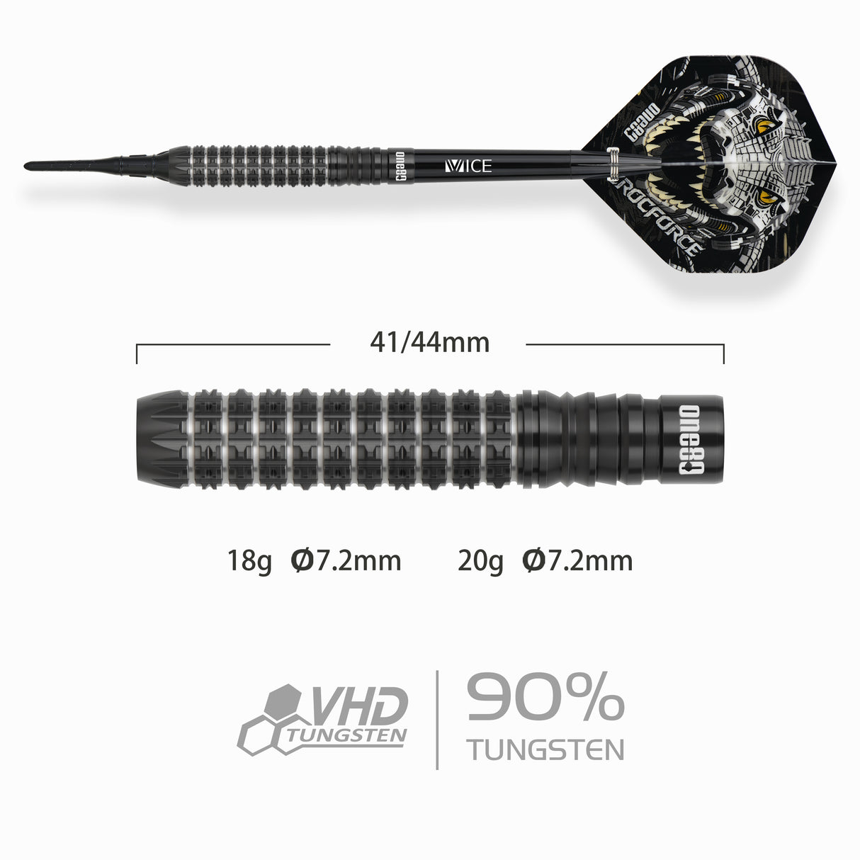 One80 Crocforce Darts - Welche Spitze - 90% Tungsten - CF2