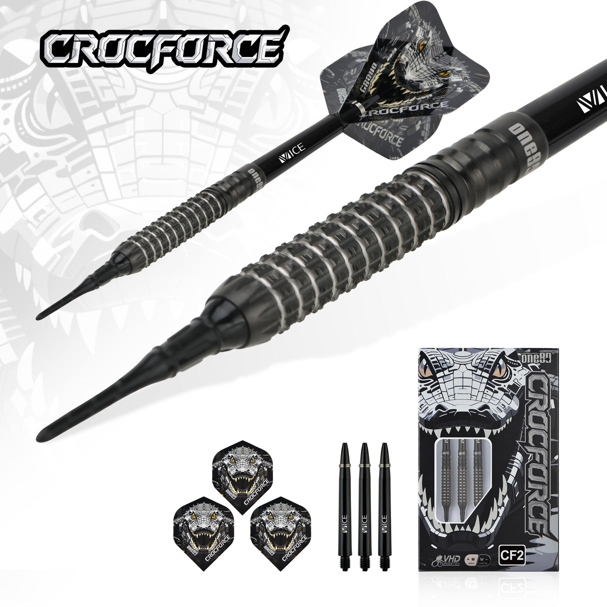 One80 Crocforce Darts - Welche Spitze - 90% Tungsten - CF2