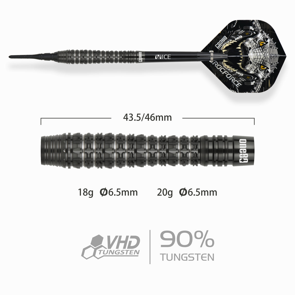 One80 Crocforce Darts - Welche Spitze - 90% Tungsten - CF3
