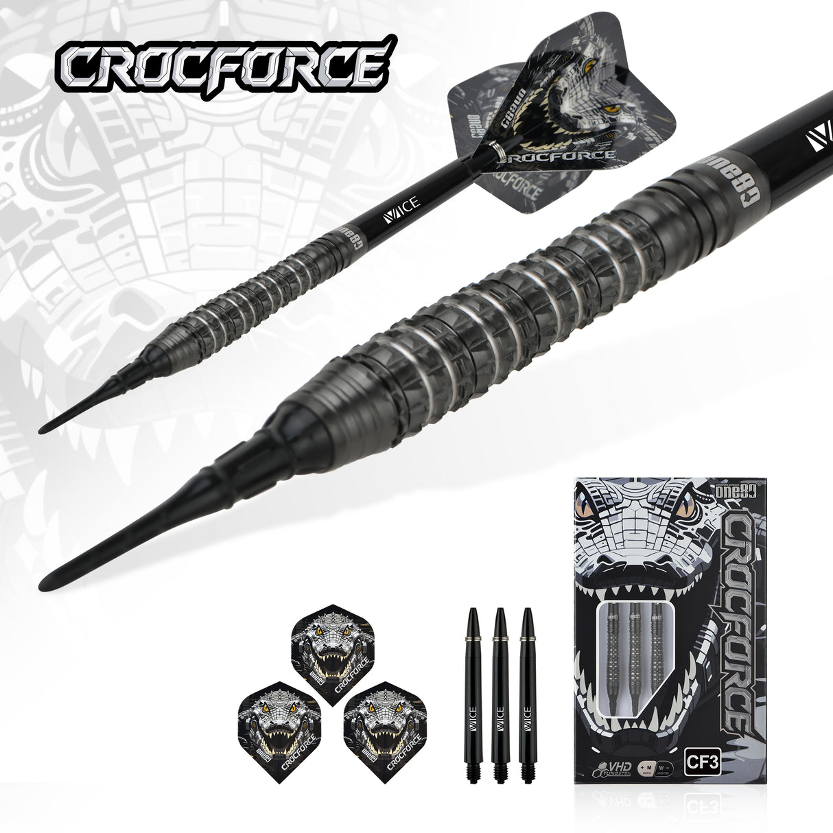 One80 Crocforce Darts - Welche Spitze - 90% Tungsten - CF3