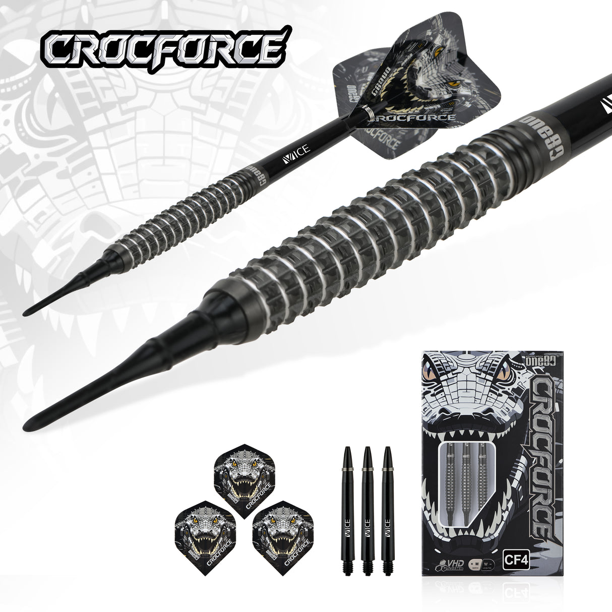 One80 Crocforce Darts - Welche Spitze - 90% Tungsten - CF4