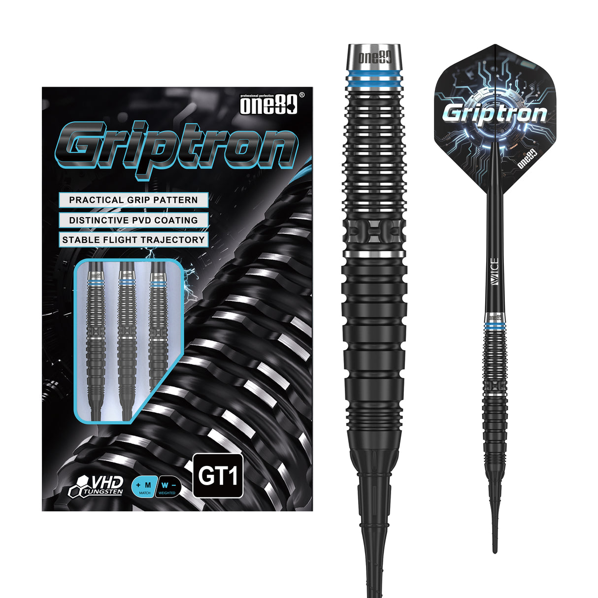 One80 Griptron Darts - Welche Spitze - 90% Tungsten - GT1