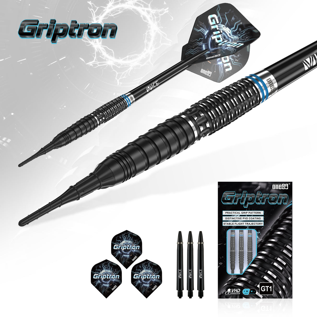 One80 Griptron Darts - Welche Spitze - 90% Tungsten - GT1