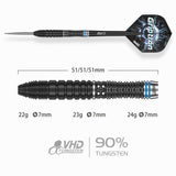 One80 Griptron Darts - Stahlspitze - 90% Tungsten - GT2