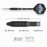 One80 Griptron Darts - Stahlspitze - 90% Tungsten - GT3