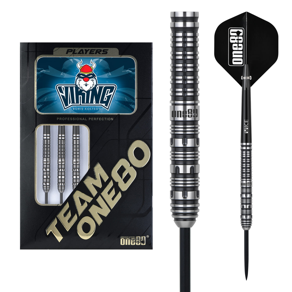 One80 Boris Koltsov Darts - Stahlspitze - 90% Tungsten