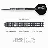 One80 Boris Koltsov Darts - Stahlspitze - 90% Tungsten
