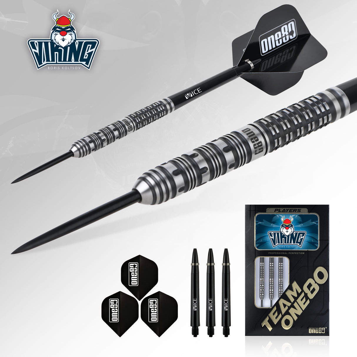 One80 Boris Koltsov Darts - Stahlspitze - 90% Tungsten