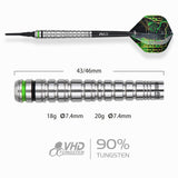 One80 Panther-C Darts - Welche Spitze - 90% Tungsten