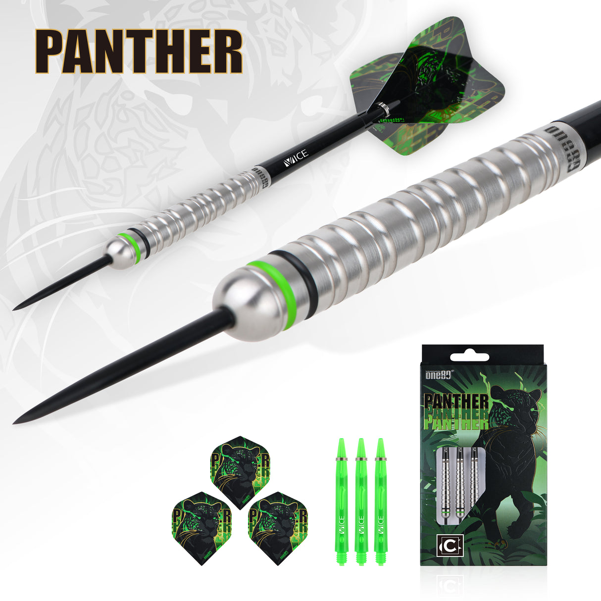 One80 Panther-C Darts - Stahlspitze - 90% Tungsten
