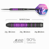 One80 Foxide Darts - Stahlspitze - 90% Tungsten - F1