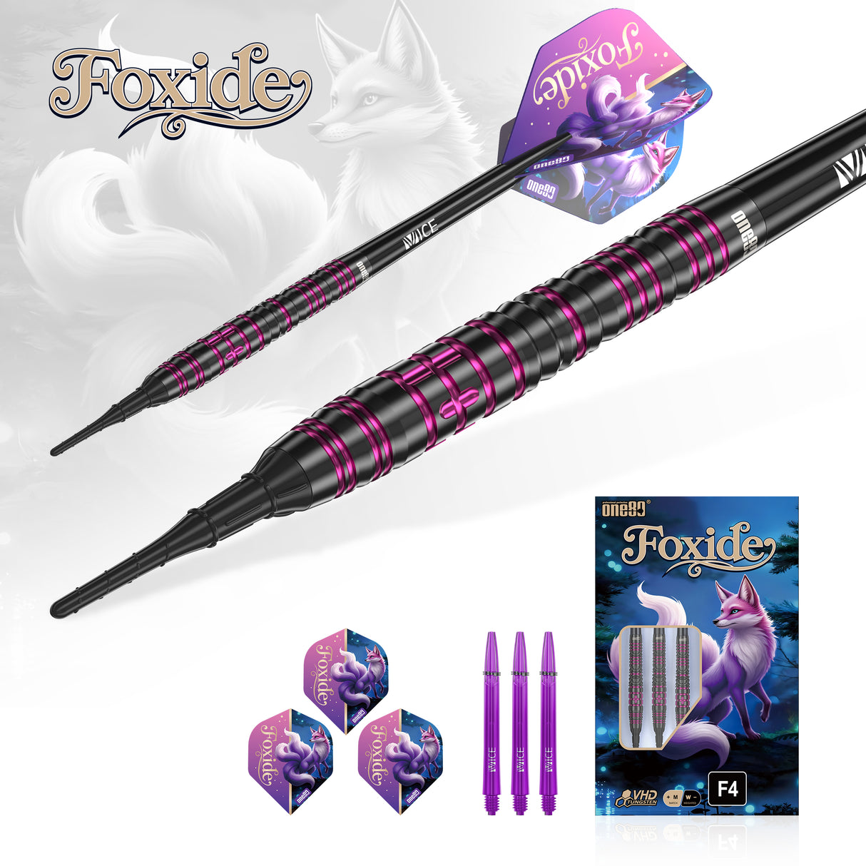 One80 Foxide Darts - Welche Spitze - 90% Tungsten - F4
