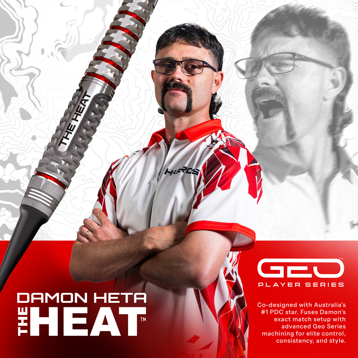 Harrows Damon Heta Darts - Welche Spitze - 90% Tungsten - Geo