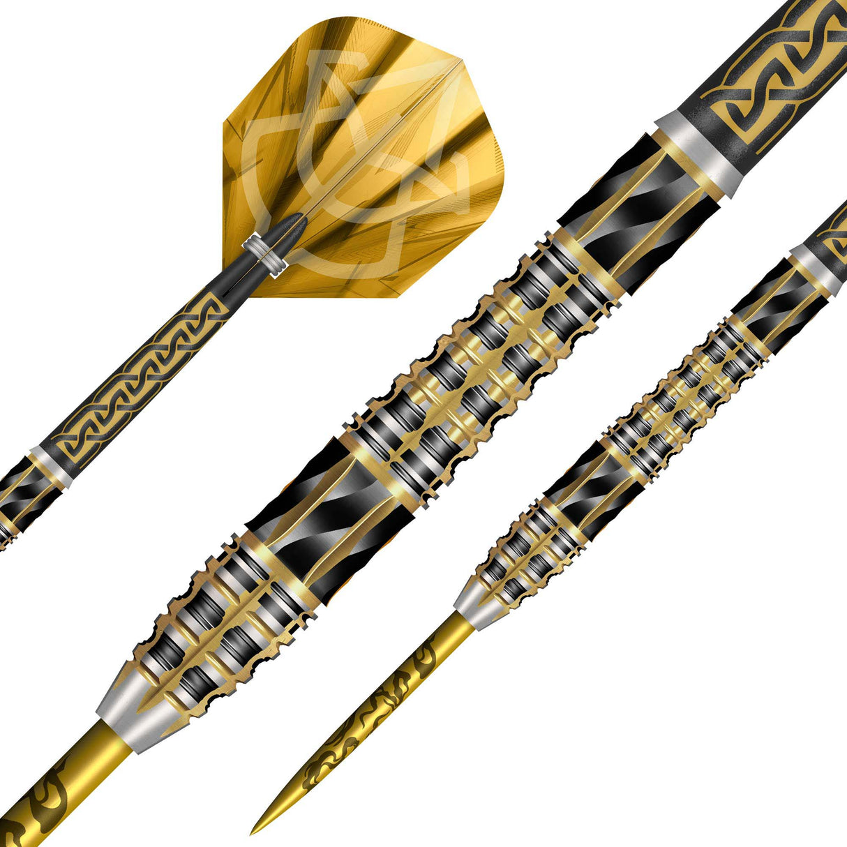 Shot Alchemy Darts - Stahlspitze - 95% Tungsten - Auro