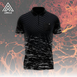 Arraz Lava Dart Shirt – mit Tasche – Schwarz &amp; Grau