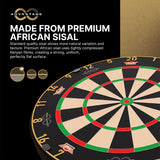 Bulls Advantage 8 Dartboard - Professionell - Afrikanisches Sisal