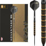 Bulls Advantage CP Darts - Stahlspitze - 95% Tungsten - Rail
