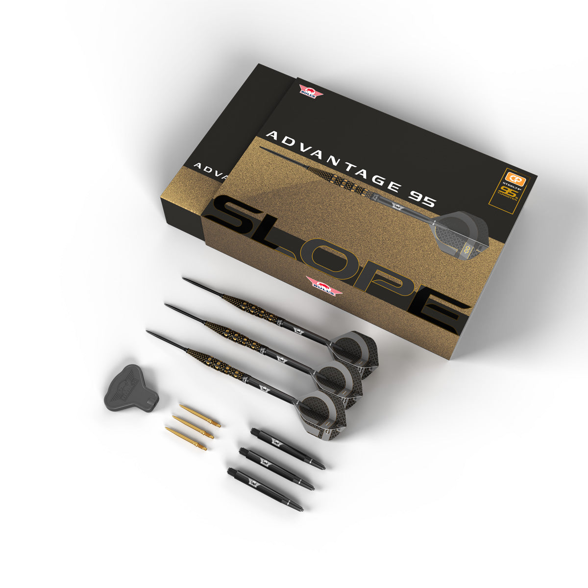 Bulls Advantage CP Darts - Stahlspitze - 95% Tungsten - Slope