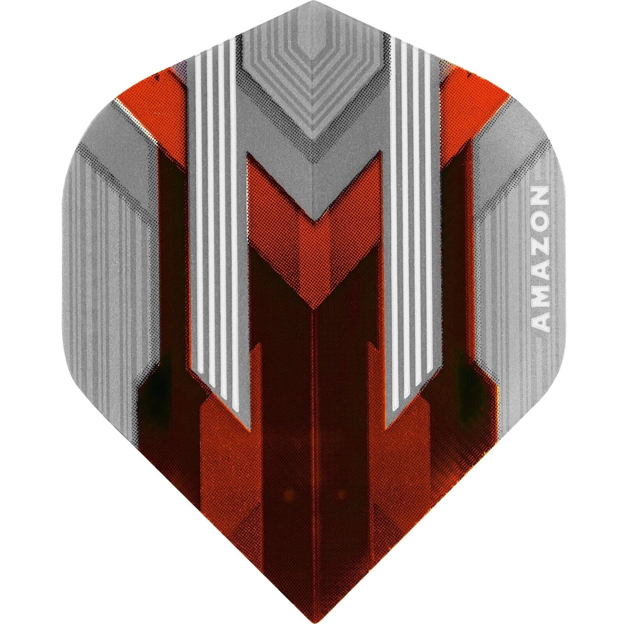 *Amazon Silver Dart Flights - No2 - Std - 100 Micron Orange