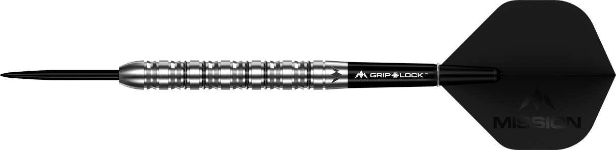 Mission Argent Darts - Stahlspitze - 90% Tungsten - Silber