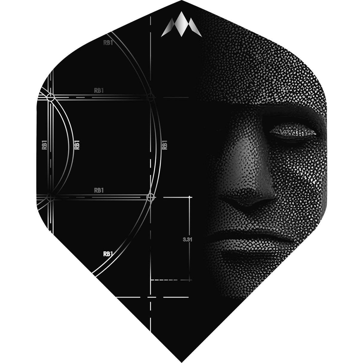 Mission Solo Dart Flights - 100 Mikron - Std - No2 - Arkitekt