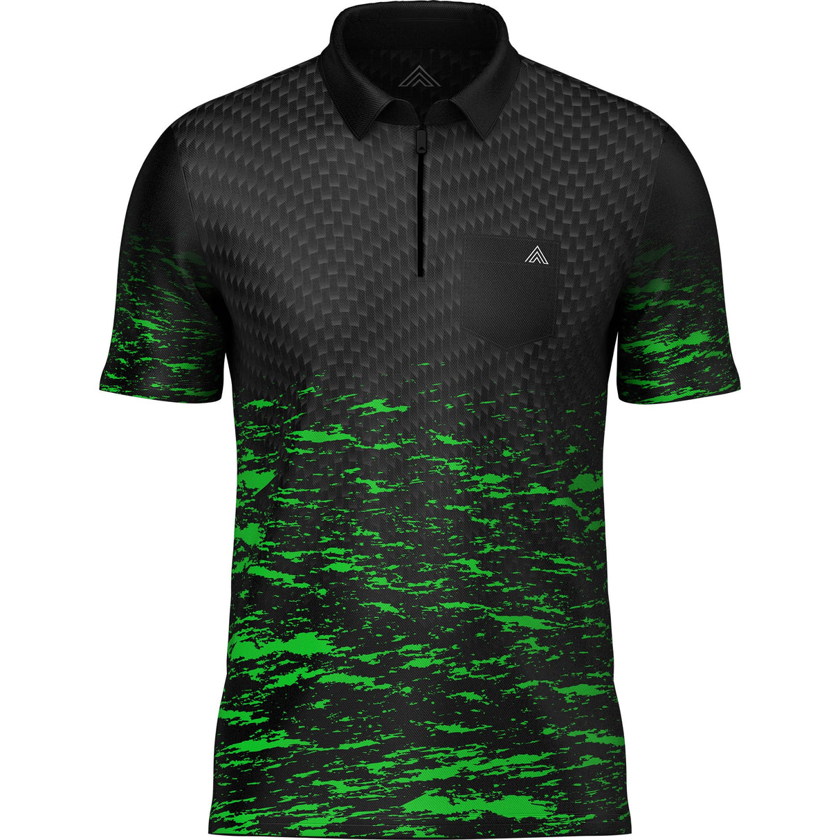Arraz Lava Dart Shirt - mit Tasche - Schwarz &amp; Grün