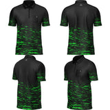 Arraz Lava Dart Shirt - mit Tasche - Schwarz &amp; Grün