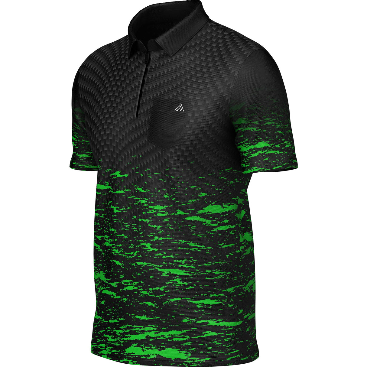 Arraz Lava Dart Shirt - mit Tasche - Schwarz &amp; Grün