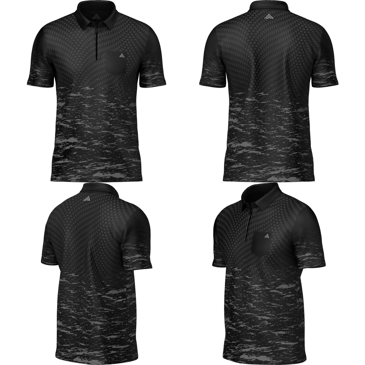 Arraz Lava Dart Shirt – mit Tasche – Schwarz &amp; Grau