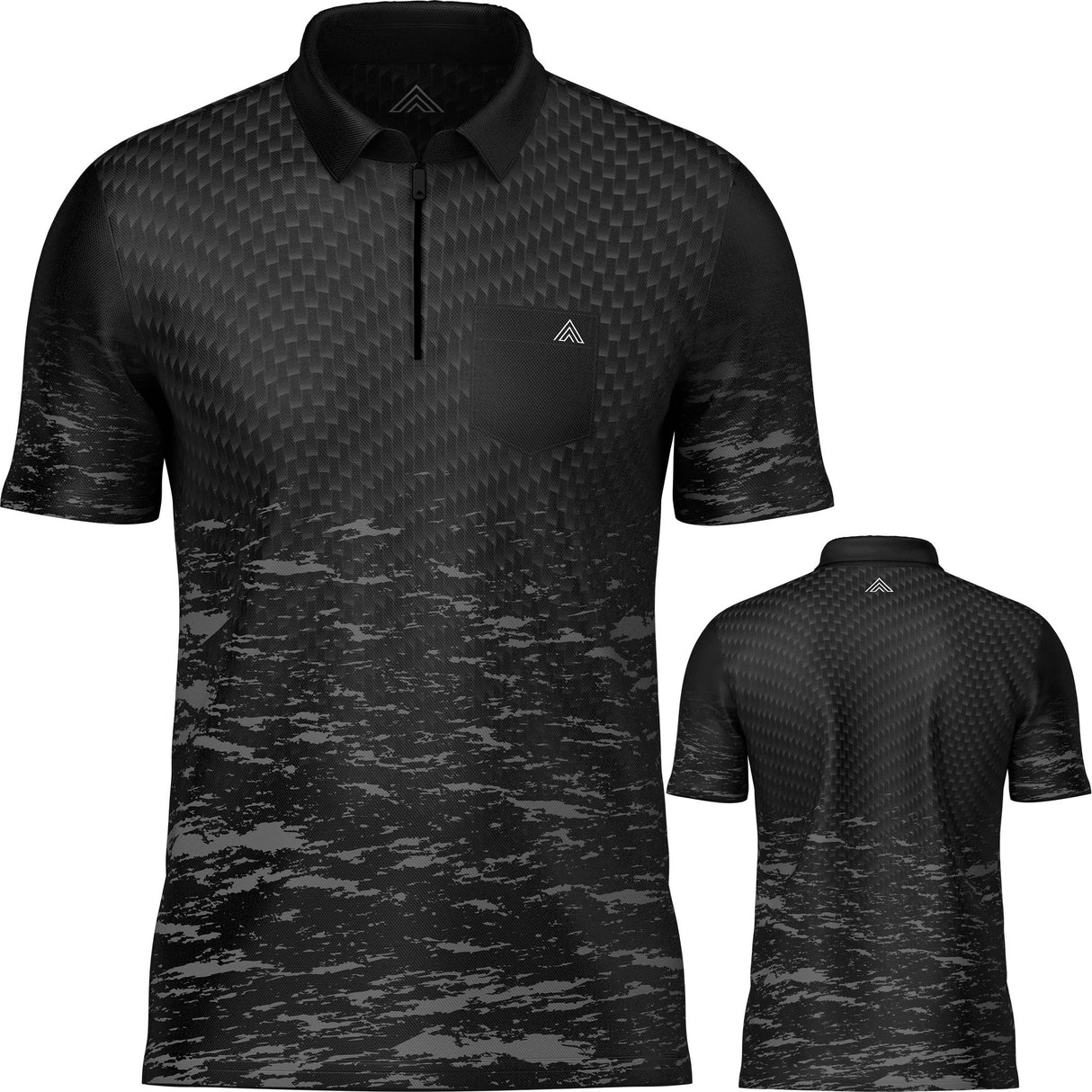 Arraz Lava Dart Shirt – mit Tasche – Schwarz &amp; Grau