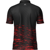 Arraz Lava Dart Shirt – mit Tasche – Schwarz &amp; Rot