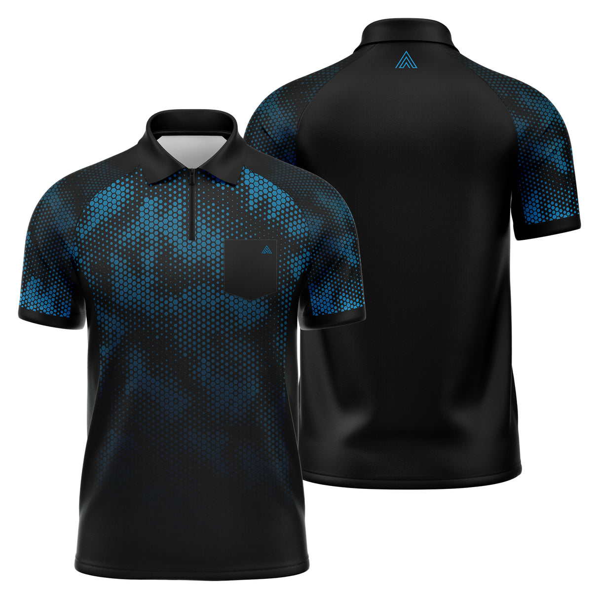 Arraz Hex Dart Shirt - Leicht - Schwarz & Blau