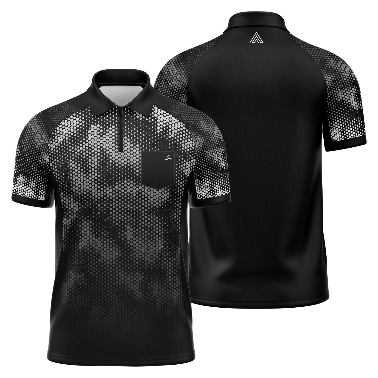 Arraz Hex Dart Shirt - Leicht - Schwarz & Weiß