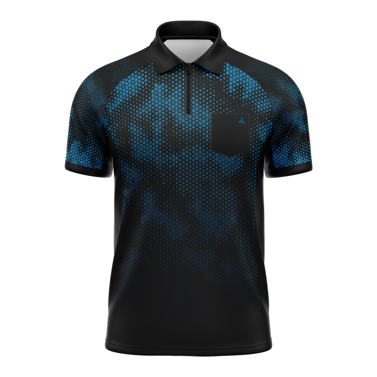 Arraz Hex Dart Shirt - Leicht - Schwarz & Blau