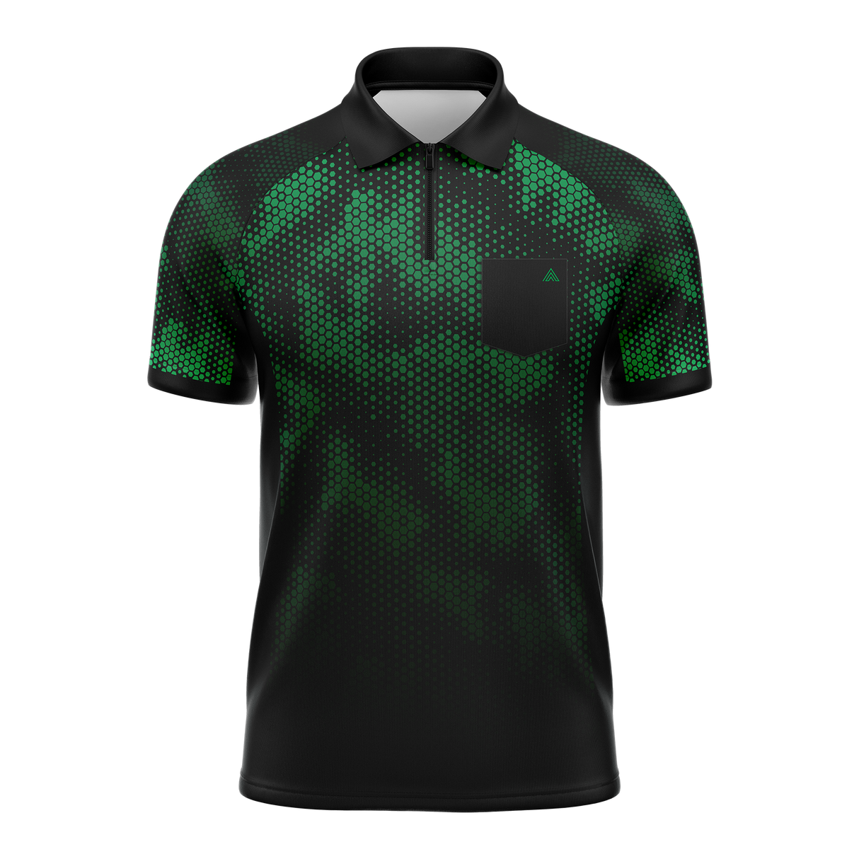 Arraz Hex Dart Shirt - Leicht - Schwarz & Grün - Youth