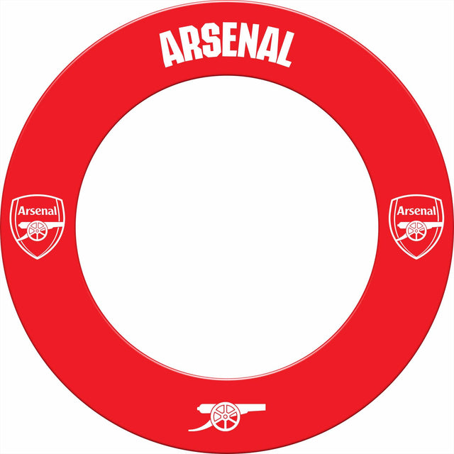 Arsenal FC Dartboard Surround - Official Licensed - The Gunners - S3 - Red - Mono Logo