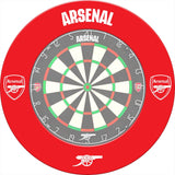 Arsenal FC Dartboard Surround - Official Licensed - The Gunners - S3 - Red - Mono Logo