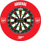 Arsenal FC Dartboard Surround - Official Licensed - The Gunners - S3 - Red - Mono Logo