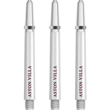 Aston Villa FC Nylon Shafts - Dart Stems with Springs - AVFC - White Medium