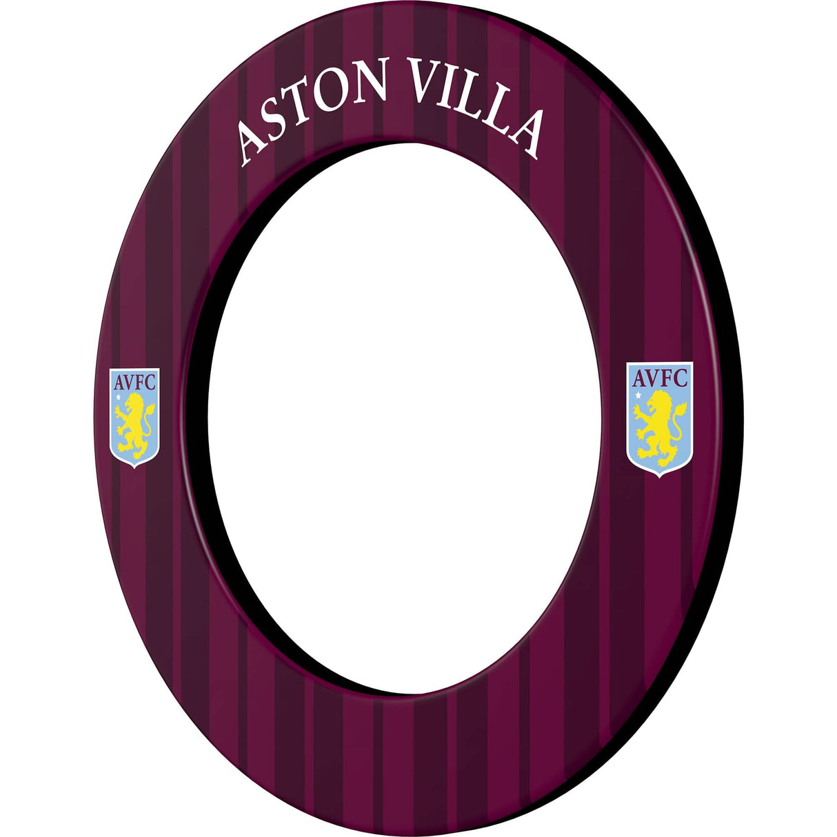 Aston Villa FC Dartboard Surround - Official Licensed - AVFC - S1 - Vertical Stripe
