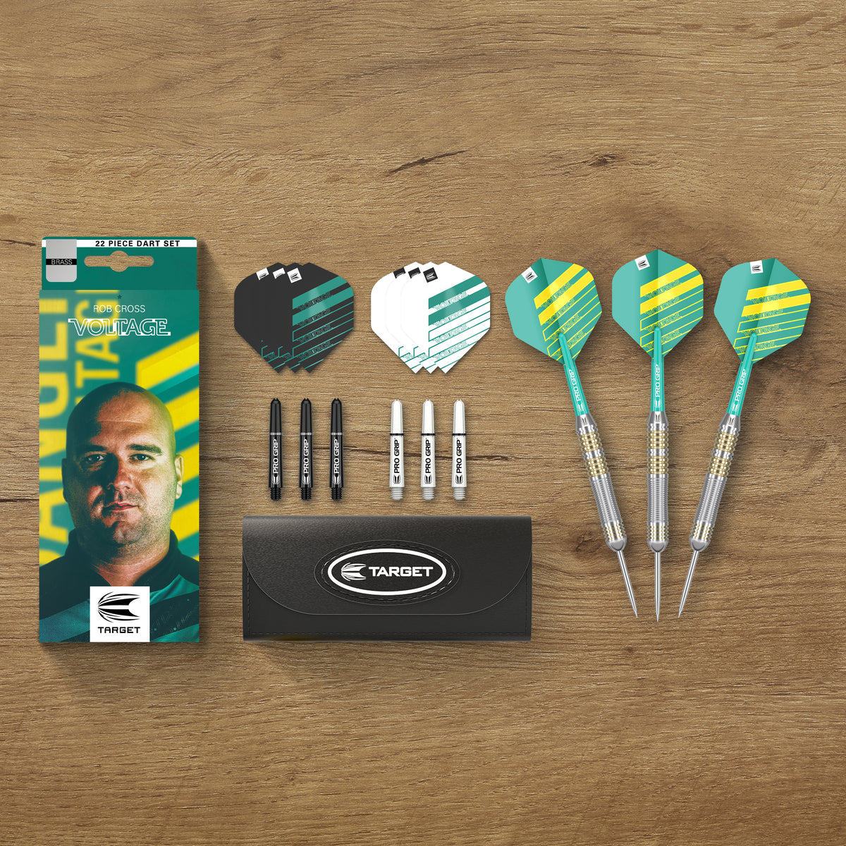 Target Rob Cross Darts - Stahlspitze - Messing